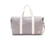 Sac de voyage avec détails en similicuir couleur gris