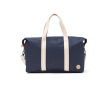 Sac de voyage avec détails en similicuir couleur bleu