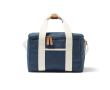 Sac isotherme en panier recyclé et bandoulière couleur bleu