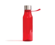 Bouteille en tritan avec boucle d'accroche couleur rouge