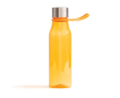 Bouteille en tritan avec boucle d'accroche couleur orange