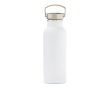 Gourde personnalisable en inox durable couleur blanc
