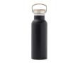 Gourde personnalisable en inox durable couleur noir