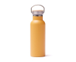 Gourde personnalisable en inox durable couleur jaune