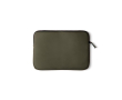 Pochette pour ordinateur en PU hydrofuge couleur vert foncé