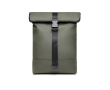 Sac à dos polyvalent pour vélo en cuir PU végan couleur vert foncé
