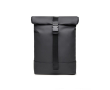Sac à dos polyvalent pour vélo en cuir PU végan couleur noir