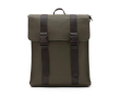 Sac à dos en cuir végétal hydrofuge couleur vert foncé