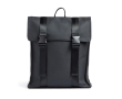 Sac à dos en cuir végétal hydrofuge couleur noir