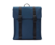 Sac à dos en cuir végétal hydrofuge couleur bleu