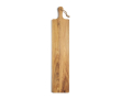 Planche de service en bois de teck 75 x 15 cm couleur bois