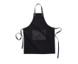 Tablier personnalisable en coton épais couleur noir
