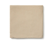 Couverture à carreaux partiellement recyclée couleur beige