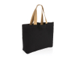 Sac en toile recyclée 240 g/m2 grand format couleur noir