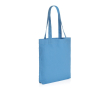 Tote bag en toile recyclée de 285 gr/m2 couleur bleu ciel