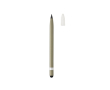 Crayon sans encre en aluminium avec gomme couleur vert