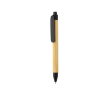 Stylos personnalisés en papier recyclé couleur noir