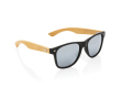 Lunettes en plastique recyclé et bambou couleur noir