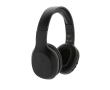 Casque sans fil en plastique recyclé couleur noir