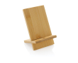 Supports de téléphone portable en bambou couleur bois