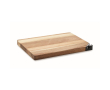 Tabla de cortar de madera de acacia con afilador de cuchillos couleur bois