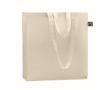 Bolsa de algodón de comercio justo 180 g/m2 Thin FairTrade couleur beige