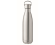 Botella térmica de acero reciclado con tapón antifugas con asa 500ml couleur argenté mat