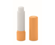 Bálsamo labial vegano sabor vainilla y FPS10 en estuche ABS reciclado couleur orange