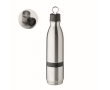 Botella térmica de acero inoxidable con vaso y tapa abatible 500ml couleur argenté mat
