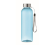 Botella de Tritan Renew™ traslúcida antifugas con tapa con asa 500ml couleur bleu