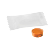 Mini bonbon dur d'une seule saveur emballé en format de 4g couleur orange
