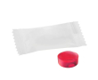 Mini bonbon dur d'une seule saveur emballé en format de 4g couleur framboise