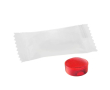 Mini bonbon dur sans sucre emballé en format de 4g couleur fraise