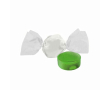 Mini bonbon à double nœud. 1 saveur et emballage recyclable couleur menthe