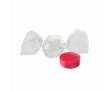 Mini bonbon sans sucre avec 2 nœuds et emballage recyclable couleur framboise