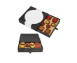 Boîte de 12 chocolats haute qualité semi-enveloppés 4 goûts couleur noir