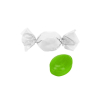 Bonbons en papier recyclable 2 nœuds et saveur unique 5g couleur menthe