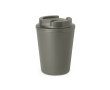 Mug à emporter en plastique recyclé à double paroi de 300 ml couleur gris