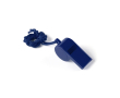 Sifflet avec cordon assorti pour le porter autour du cou couleur bleu