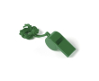 Sifflet avec cordon assorti pour le porter autour du cou couleur vert