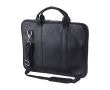 Sacoche pour PC 15'' en cuir multicompartiments couleur noir