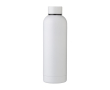Bouteille thermos en acier recyclé à finition mate 500ml couleur blanc