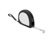 Mètre en plastique homologué avec clip en métal et frein 3M couleur noir