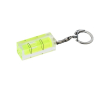 Porte-clés en plastique avec niveau couleur transparent