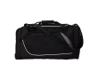 Sac de sport en polyester 600D, compartiment à chaussures couleur noir