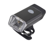 Lampe LED COB pour guidon de vélo chargeable via USB couleur noir