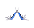 Pince multifonctionnelle en acier inoxydable 8 fonctions couleur bleu
