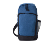 Grand sac à bandoulière en polyester 600D avec sangle couleur bleu
