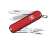 Couteau de poche Victorinox en acier inoxydable 7 fonctions couleur rouge