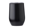 Verre en acier inoxydable, mat, couvercle à pression 300ml couleur noir